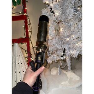 HOT TOOLS Professional Curl Bar 1 1/2 Inch Curling Iron Gold Barrel Black Handle